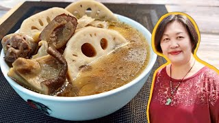 Lotus Root Soup  莲藕鸡汤 [upl. by Nabru379]