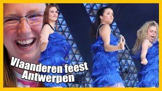 Vlaanderen feest met K3 Antwerpen  VLOG 94 [upl. by Enois]