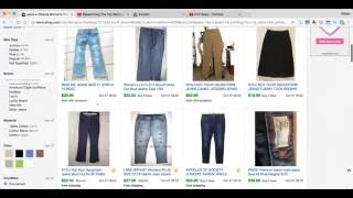 Researching The Top Selling Womens Jeans To Sell On Ebay [upl. by Levana]