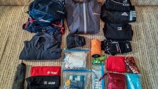 Wander Ausrüstung  Ultraleichte Packliste für eine mehrtägige Hüttenwanderung [upl. by Eelarac]