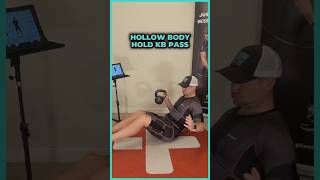 EMS Fitness  Hollow Body Hold KB Pass [upl. by Nobe]