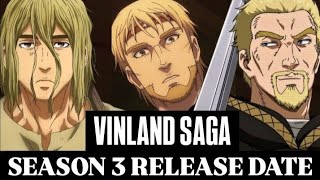 Vinland Saga Season 3 Official Release Date Out😱  Hindi [upl. by Ayatnohs987]