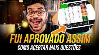 COMO SAIR DOS 70 DE ACERTO EM QUESTÕES E SER APROVADO EM CONCURSO [upl. by Aikyn]