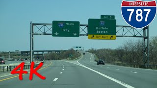 ⁴ᴷ Interstate 787 northbound 4K VIDEO [upl. by Jacinthe]