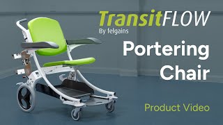 TransitFlow Portering Chair  Overview Video [upl. by Venditti186]