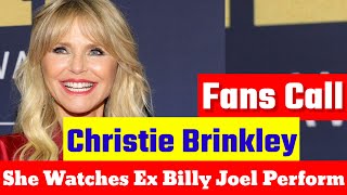 Fans Call Christie Brinkley ‘Sunshine in Human Form’ as She Watches Ex Billy Joel Perform  Usa News [upl. by Arracahs798]