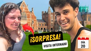 DÍA 20 VISITA SORPRESA a mi hermana DANIELA en su internado  50 días buscando novia por Europa [upl. by Damales407]