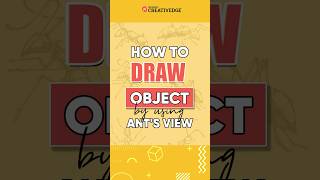 Drawing from an Ants Perspective A Unique Object View 🌟 Unique Object Drawing Tutorial  shorts [upl. by Leuname]