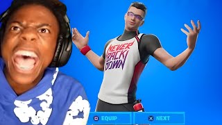 IShowSpeed Reacts To NickEh30’s Fortnite Icon Skin [upl. by Nel]