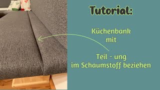 Sitzgarnitur aufpeppen  Einzug selber beziehen mit diesem DIY Hack [upl. by Johanna]