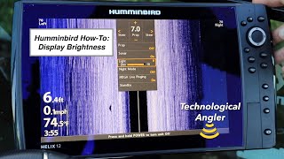 Humminbird HELIX Quick Tip Display Brightness [upl. by Aerdno]