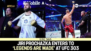 Jiri Prochazkas EPIC walkout at UFC303 😮‍💨  Alex Pereira vs Jiří Procházka 🔥 [upl. by Zzahc139]