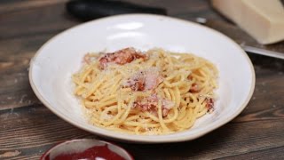 How to make pancetta carbonara how to make cabonara recipe for spagetti carbonaracarbonata recipe [upl. by Ev831]