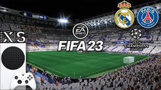 FIFA 23  Xbox Series S Gameplay  Real Madrid v PSG  UEFA Champions League [upl. by Tuckie]