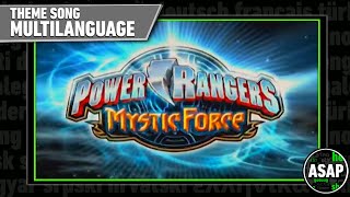 Power Rangers Mystic Force Theme Song  Multilanguage Requested [upl. by Pacorro]