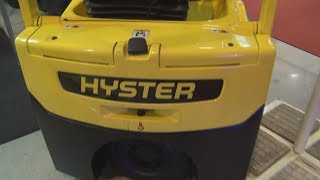 Yale Hyster A1 5XNT Forklift Exterior and Interior [upl. by Namijneb149]