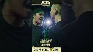 Mas Muslim Sayo  Zaki vs Sak Maestro [upl. by Gothurd489]