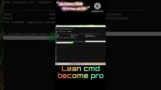 2 Quick Methods to Check User Accounts in PC Using CMD  Easy Guide shorts [upl. by Secnarf]