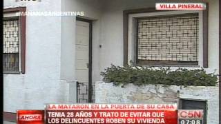 C5N  POLICIALES MATARON A UNA JOVEN EN VILLA PINERAL PARTE 1 [upl. by Ares187]