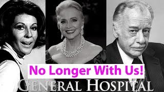 General Hospital Cast Who Died from 1963 to 2019 In Memoriam [upl. by Sheaff]