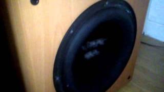 my behringer EP4000 on my vibe pulse alloy 3 series 10quot subwoofer [upl. by Nasho]