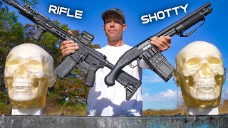 Shotgun vs Rifle For Self Defense Which Ones More LETHAL [upl. by Adao]