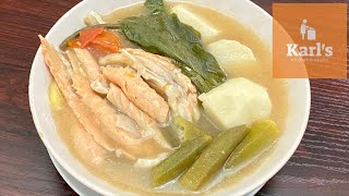 Sinigang na Salmon sa Gabi  How to Cook Sinigang  Quick and Easy Steps for Beginners [upl. by Joanne160]