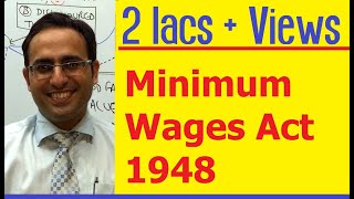 Introduction to Minimum Wages Act 1948 Video1  for CS CMA amp LLB [upl. by Aramad]