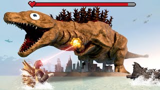 Playing As GIANT GODZILLA MONSTERS  Kaiju Universe [upl. by Ennayram]