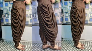 Dhoti Salwar Cutting and Stitching Very Easy Method 😊talentedrituinsan [upl. by Esinaej442]