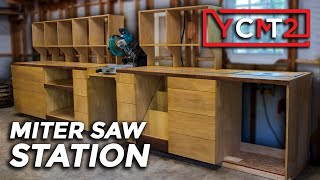 Build a Miter Saw Station with Router Lift [upl. by Harelda]