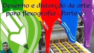 Desenho e arte distorção Flexo  parte 01 [upl. by Nilrac]