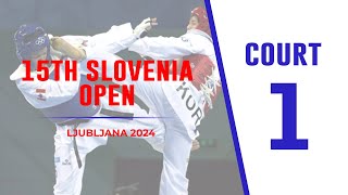 Slovenia Open G1  Ljubljana 2024  Court 1 [upl. by Ihculo]