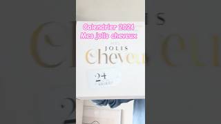 Calendrier 2024 mes jolis cheveux calendrierdelavent shortvideo calendrier2024 cheveux [upl. by Hsotnas250]