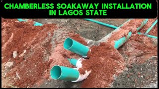 Lagos This Is How He Successfully Installed Chamberless Plumbing Pipe To Soakaway In This House [upl. by Haela]