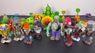 11Minute unboxing of the ASMR Plants vs Zombies toy set  Toy Review [upl. by Udelle]