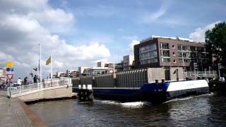 Abtswoudsebrug Ophaalbrug Drawbridge Delft [upl. by Noirad285]