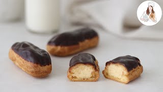 How to Make Eclairs  Chocolate Eclair Recipe [upl. by Lezah]