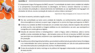 Linguística  Questão 17  ENADE 2021 [upl. by Lorre1]