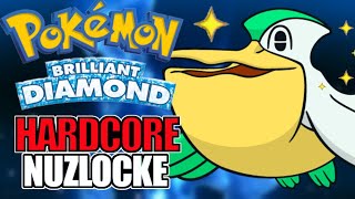 POKEMON BRILLIANT DIAMOND HARDCORE NUZLOCKE  First Playthrough  First Shiny Pokémon [upl. by Ailisab]