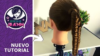 COMO HACER TRENZA ESPIGA PASO A PASO  Secretos de Jeann [upl. by Gewirtz480]