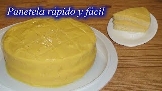 PASTEL SIN HORNO rápido y fácil recetas cocinaconmigo Panetela casera [upl. by Meridith]