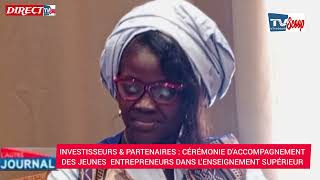 INVESTISSEURS amp PARTENAIRES CÉRÉMONIE DACCOMPAGNEMENT JOURNAL DES JEUNES ENTREPRENEURS DANS LENSE [upl. by Yasu848]