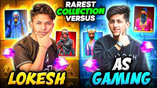 Lokesh Gamer Vs As Gaming Best Collection Battle Who Will Win The End 🤯 Garena Free Fire [upl. by Neilson]