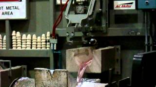 Pneumatic Tapping of Aluminum from Modern Equipment Melting Furnace [upl. by Corrina]