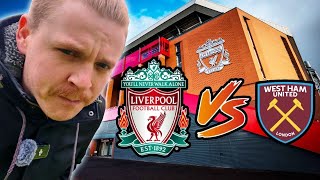 ANFIELD Away Day Liverpool 🔴 vs ⚒ West Ham Caraboa Cup [upl. by Assyla]