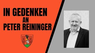 Zum Tod von Peter Reininger [upl. by Suirtimed]