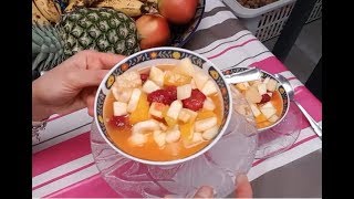 Salade de fruits 🍑🍊🍎🍎🍊🍑 سلطة بالفواكه [upl. by Michiko825]