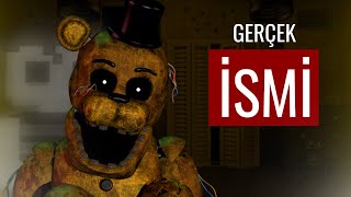 FNAF AĞLAYAN ÇOCUĞUN Gerçek Adı  Golden Freddy Tek Ruh [upl. by Norty]