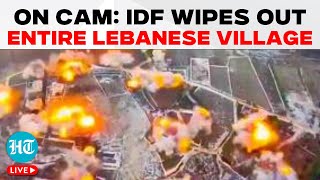 Hezbollah Vs IDF LIVE  Israeli Military Carpet Bombs Entire Lebanese Village In Big Revenge Attack [upl. by Yelrihs957]